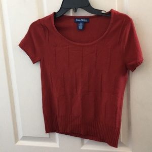 FINAL MARKDOWN Ladies Evan picone top petite medium
